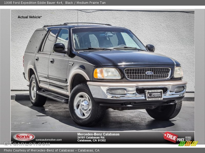 Black / Medium Prairie Tan 1998 Ford Expedition Eddie Bauer 4x4