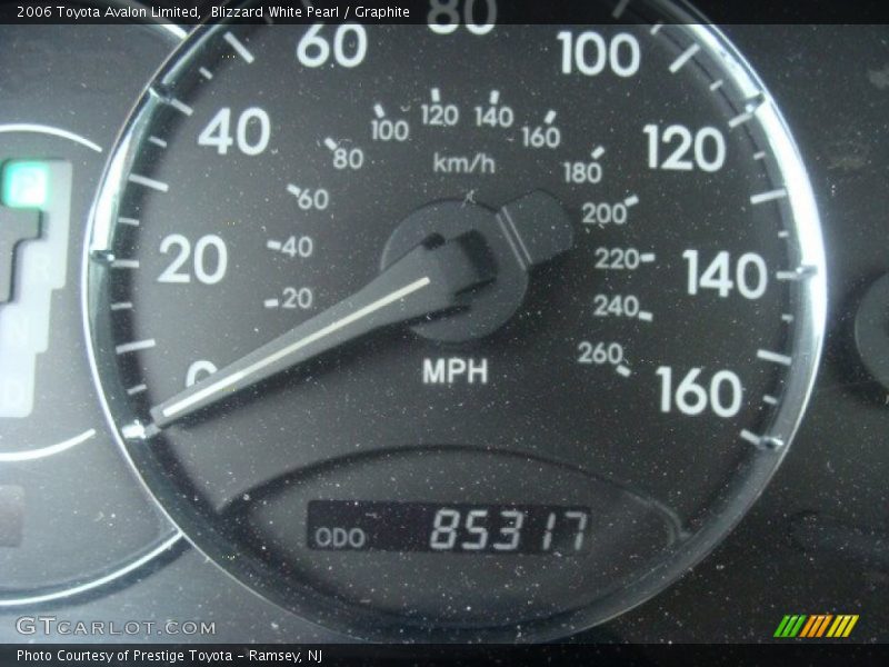 Blizzard White Pearl / Graphite 2006 Toyota Avalon Limited