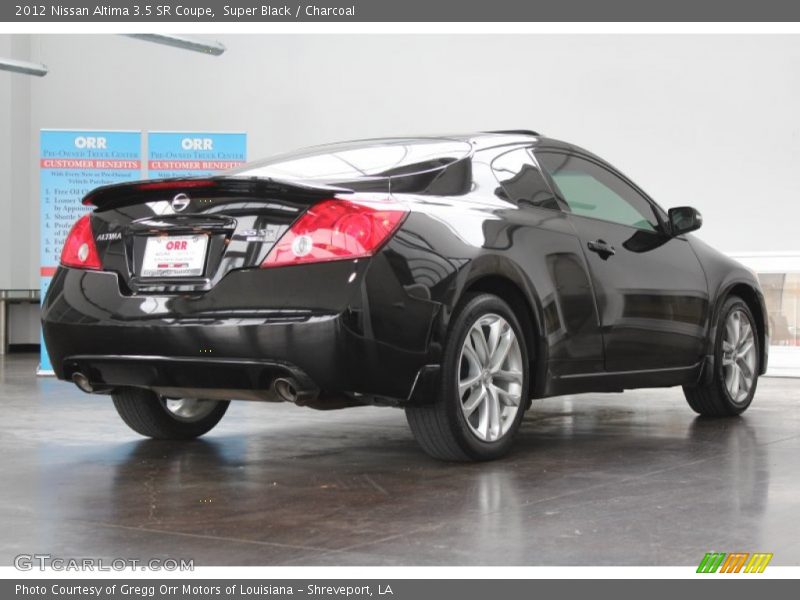 Super Black / Charcoal 2012 Nissan Altima 3.5 SR Coupe