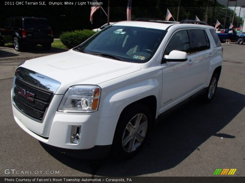 Olympic White / Light Titanium 2011 GMC Terrain SLE