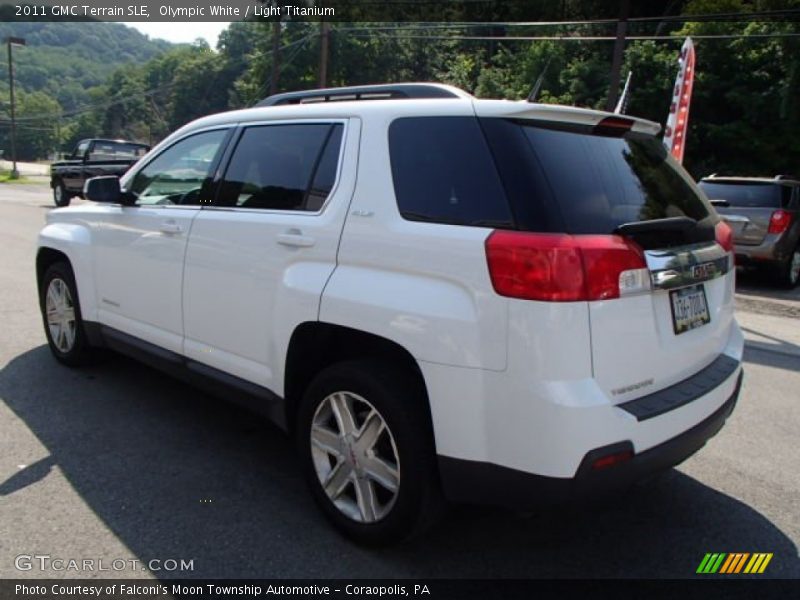 Olympic White / Light Titanium 2011 GMC Terrain SLE