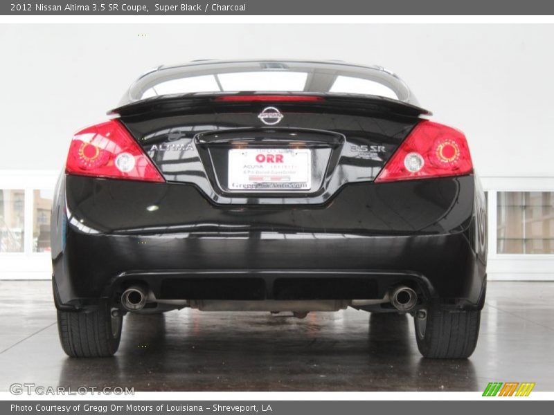 Super Black / Charcoal 2012 Nissan Altima 3.5 SR Coupe