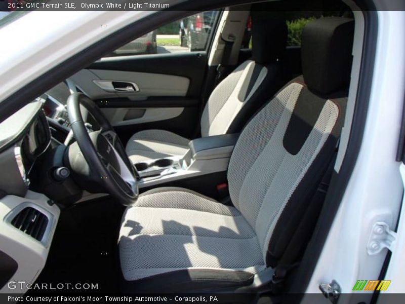 Olympic White / Light Titanium 2011 GMC Terrain SLE