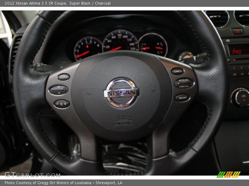 Super Black / Charcoal 2012 Nissan Altima 3.5 SR Coupe