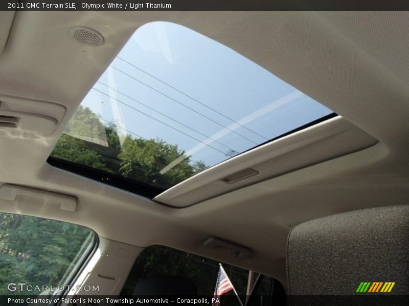 Olympic White / Light Titanium 2011 GMC Terrain SLE
