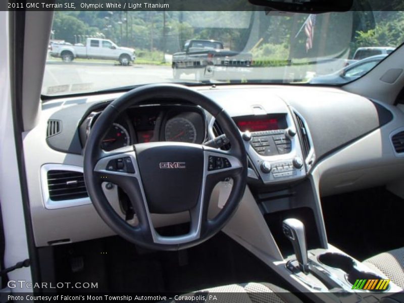 Olympic White / Light Titanium 2011 GMC Terrain SLE