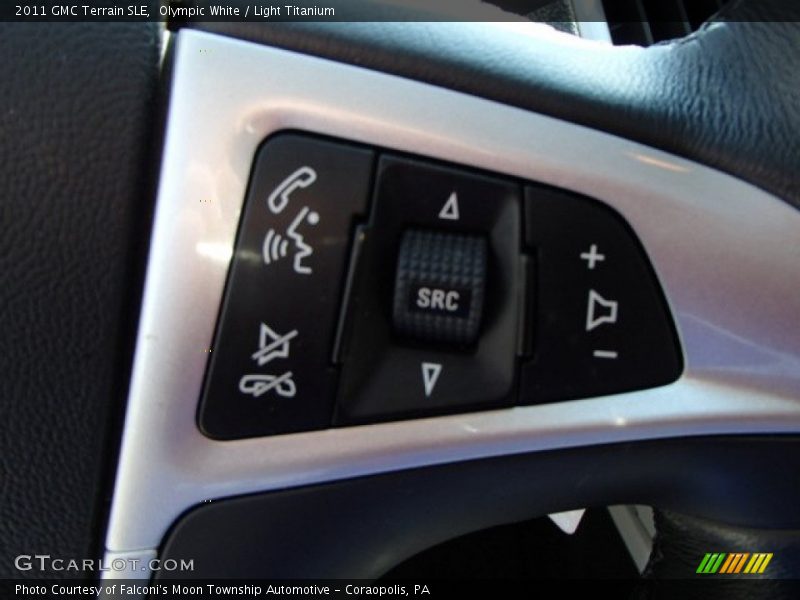 Olympic White / Light Titanium 2011 GMC Terrain SLE