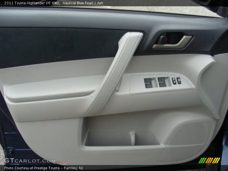 Nautical Blue Pearl / Ash 2011 Toyota Highlander V6 4WD
