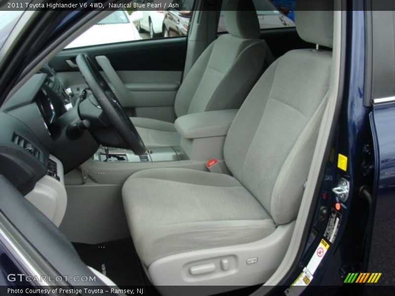 Nautical Blue Pearl / Ash 2011 Toyota Highlander V6 4WD