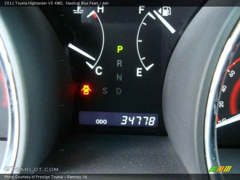Nautical Blue Pearl / Ash 2011 Toyota Highlander V6 4WD