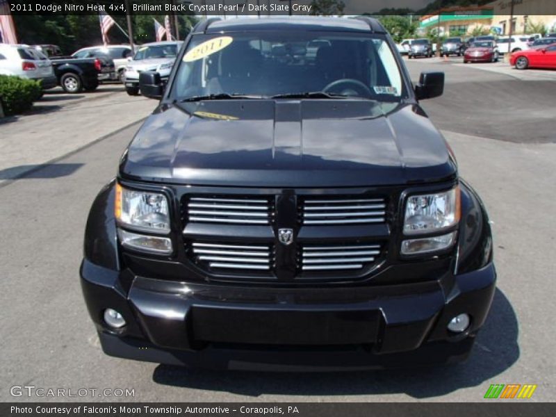 Brilliant Black Crystal Pearl / Dark Slate Gray 2011 Dodge Nitro Heat 4x4