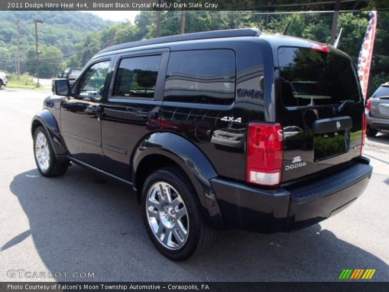 Brilliant Black Crystal Pearl / Dark Slate Gray 2011 Dodge Nitro Heat 4x4