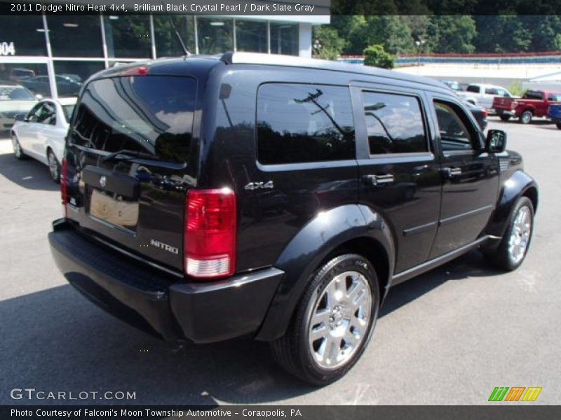 Brilliant Black Crystal Pearl / Dark Slate Gray 2011 Dodge Nitro Heat 4x4