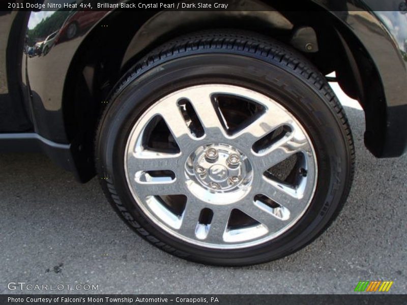Brilliant Black Crystal Pearl / Dark Slate Gray 2011 Dodge Nitro Heat 4x4