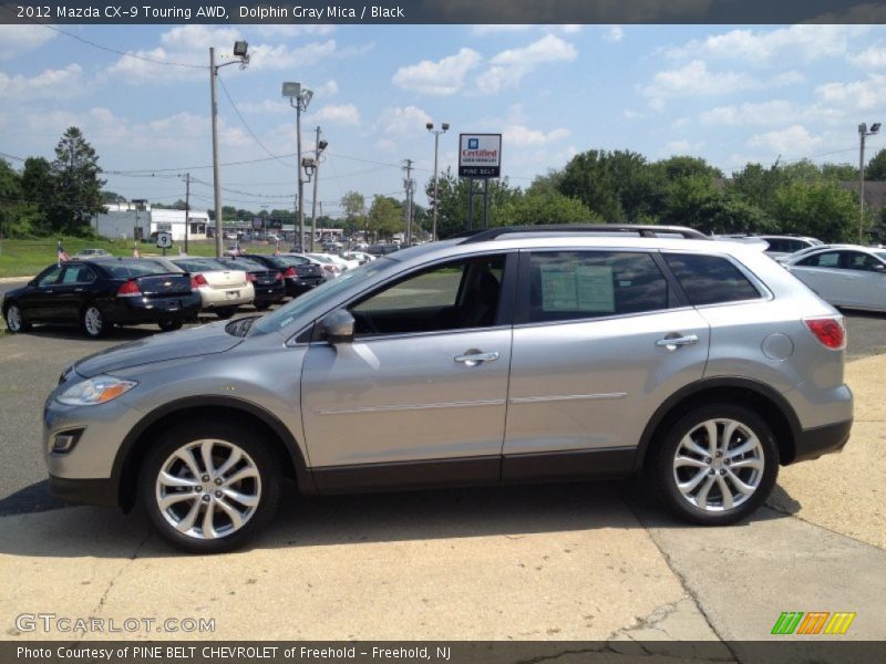 Dolphin Gray Mica / Black 2012 Mazda CX-9 Touring AWD