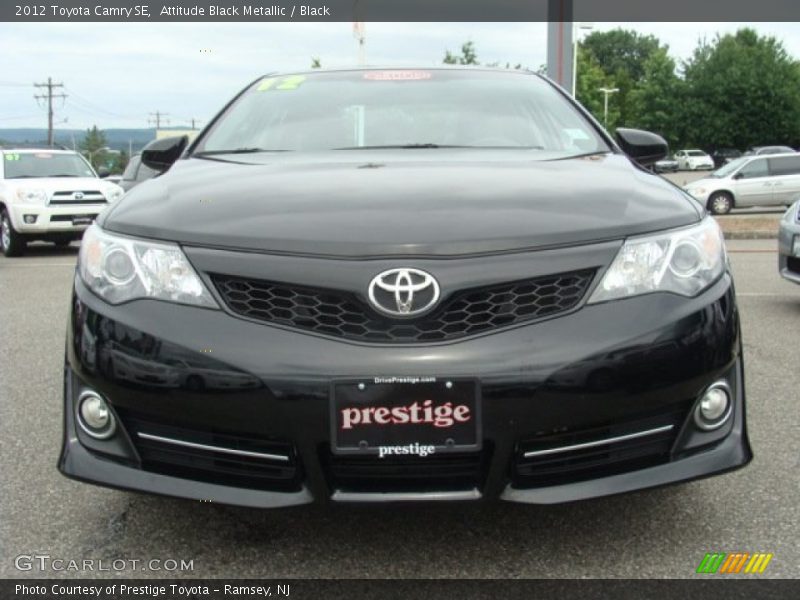 Attitude Black Metallic / Black 2012 Toyota Camry SE