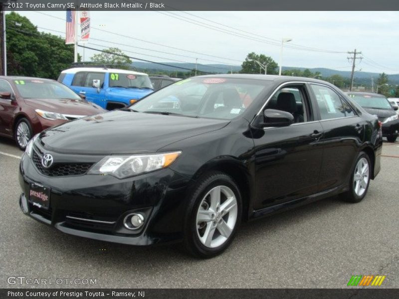 Attitude Black Metallic / Black 2012 Toyota Camry SE