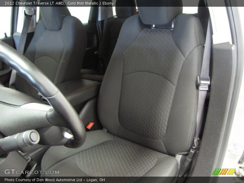 Gold Mist Metallic / Ebony 2012 Chevrolet Traverse LT AWD
