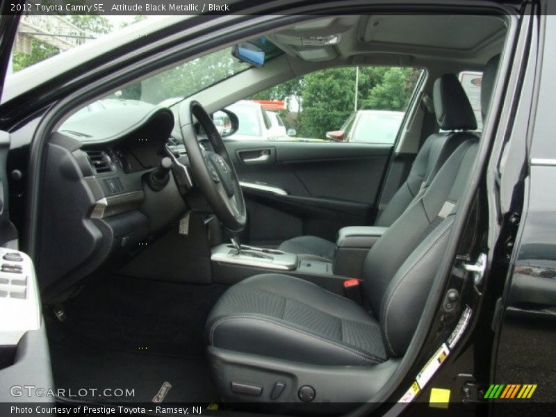 Attitude Black Metallic / Black 2012 Toyota Camry SE