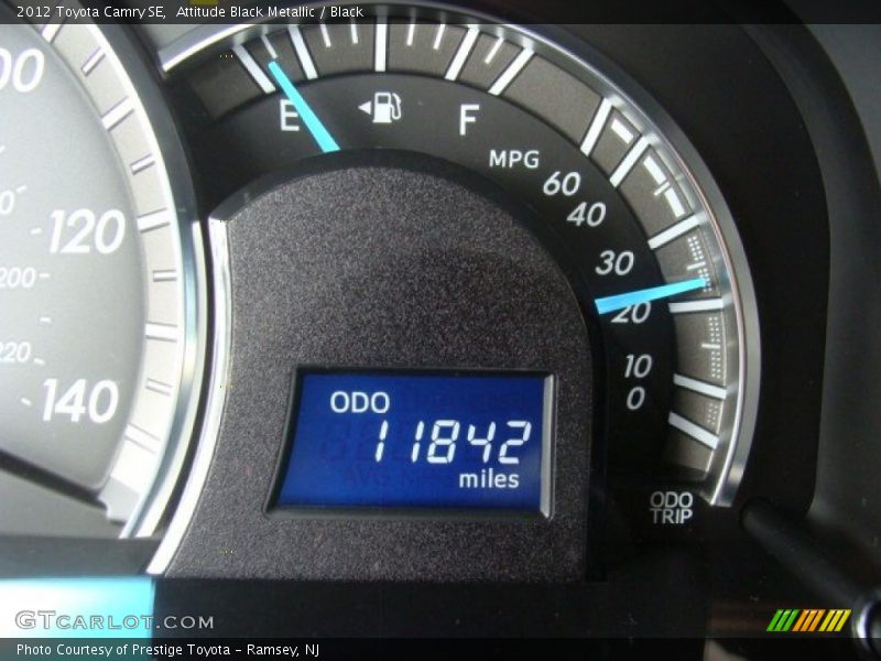 Attitude Black Metallic / Black 2012 Toyota Camry SE