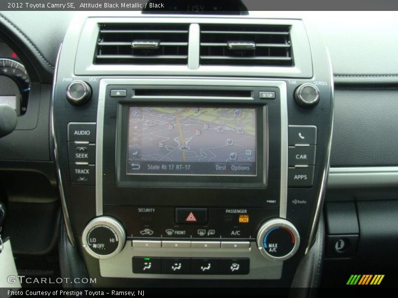 Attitude Black Metallic / Black 2012 Toyota Camry SE
