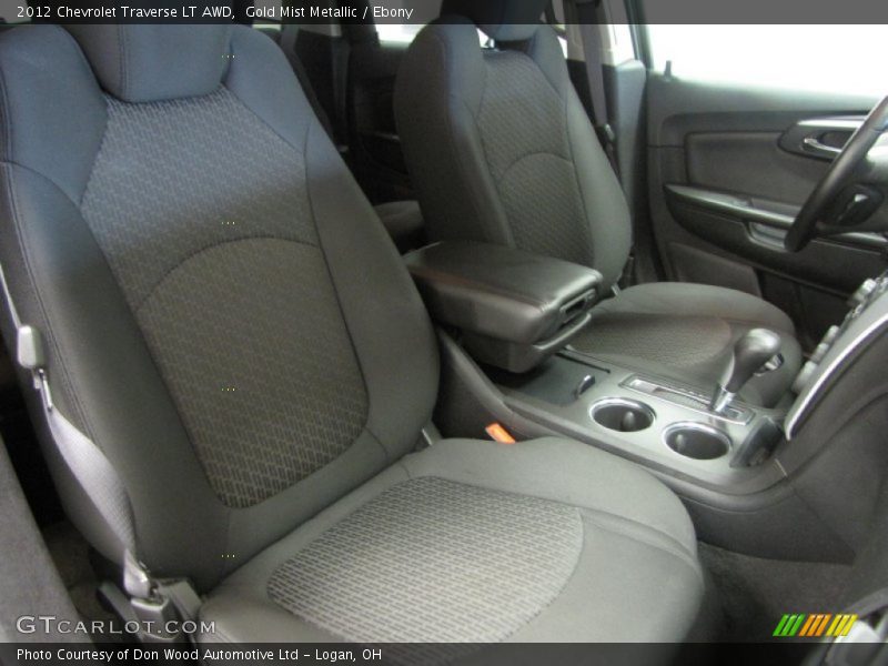 Gold Mist Metallic / Ebony 2012 Chevrolet Traverse LT AWD