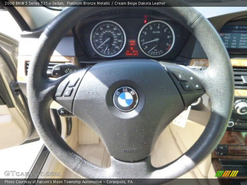  2008 5 Series 535xi Sedan Steering Wheel