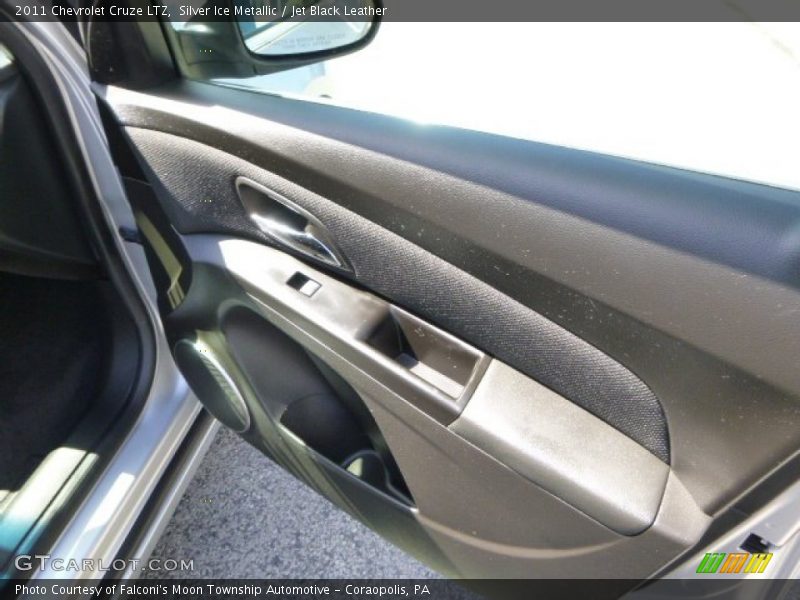Silver Ice Metallic / Jet Black Leather 2011 Chevrolet Cruze LTZ