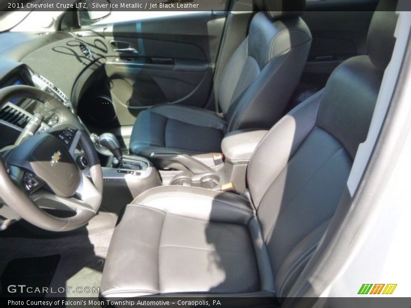 Silver Ice Metallic / Jet Black Leather 2011 Chevrolet Cruze LTZ