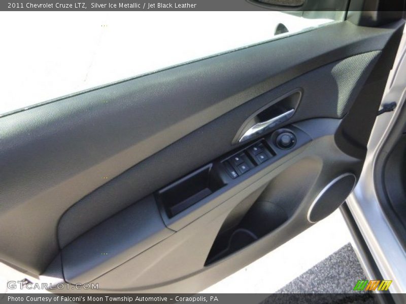 Silver Ice Metallic / Jet Black Leather 2011 Chevrolet Cruze LTZ