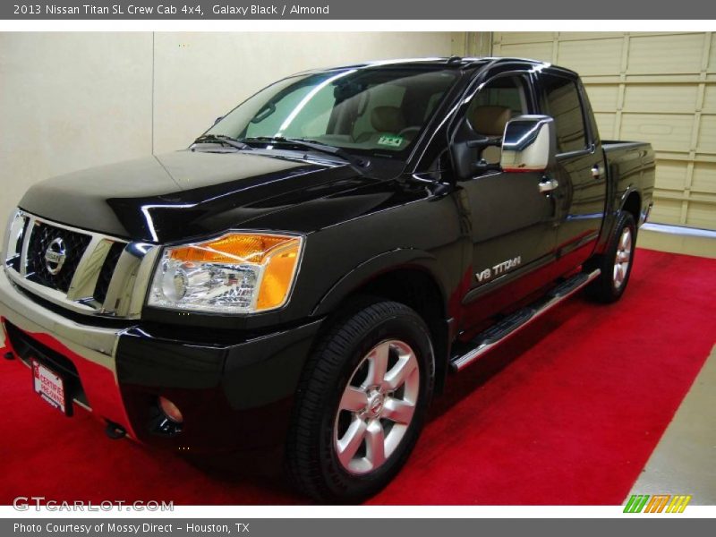 Galaxy Black / Almond 2013 Nissan Titan SL Crew Cab 4x4