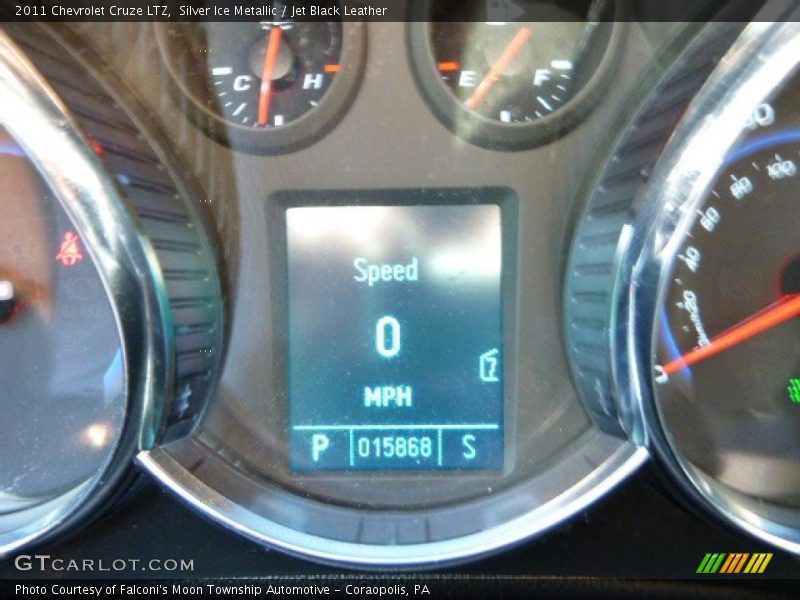 Silver Ice Metallic / Jet Black Leather 2011 Chevrolet Cruze LTZ