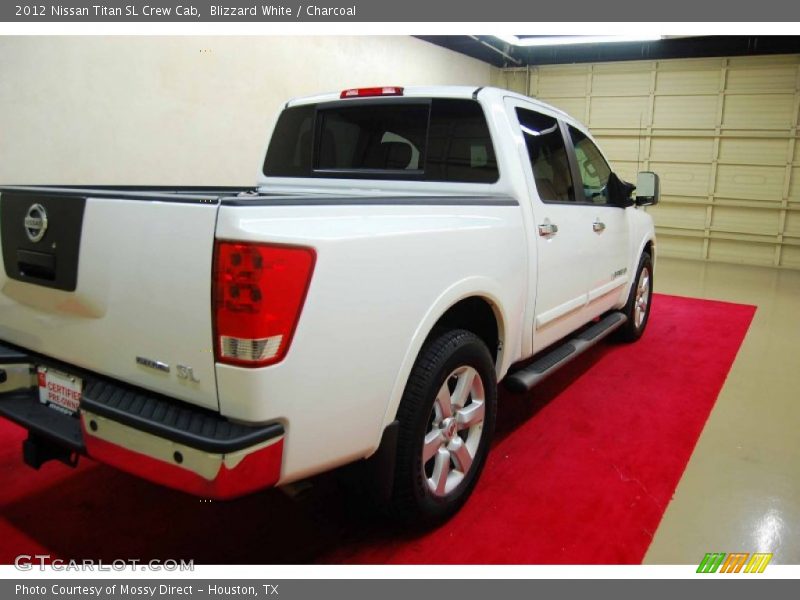 Blizzard White / Charcoal 2012 Nissan Titan SL Crew Cab