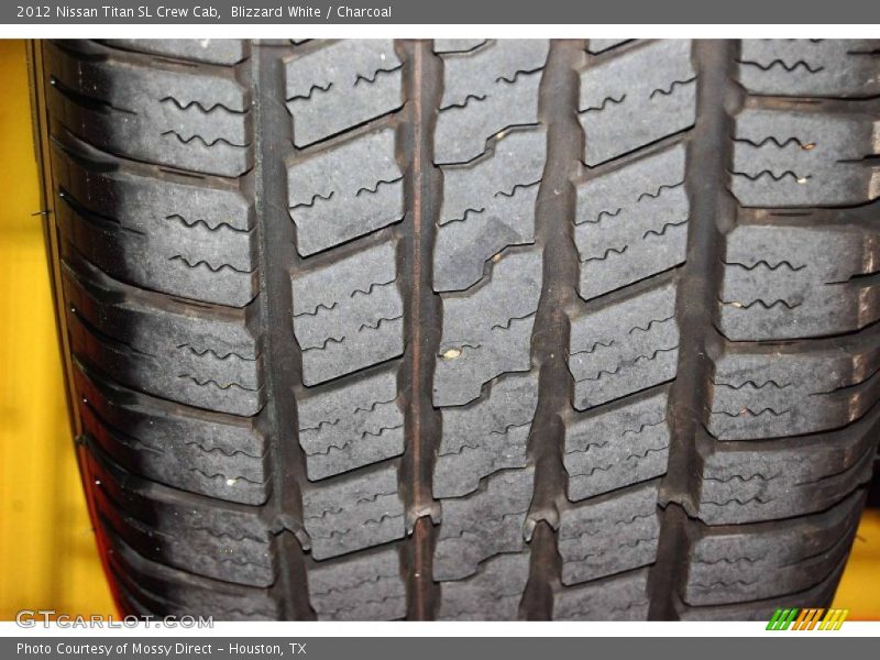 Blizzard White / Charcoal 2012 Nissan Titan SL Crew Cab