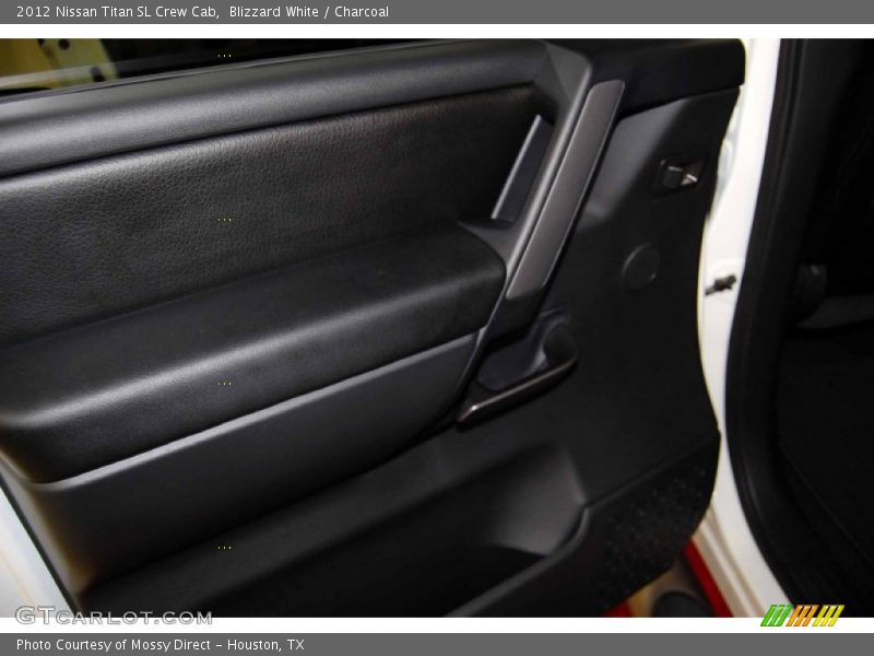Blizzard White / Charcoal 2012 Nissan Titan SL Crew Cab
