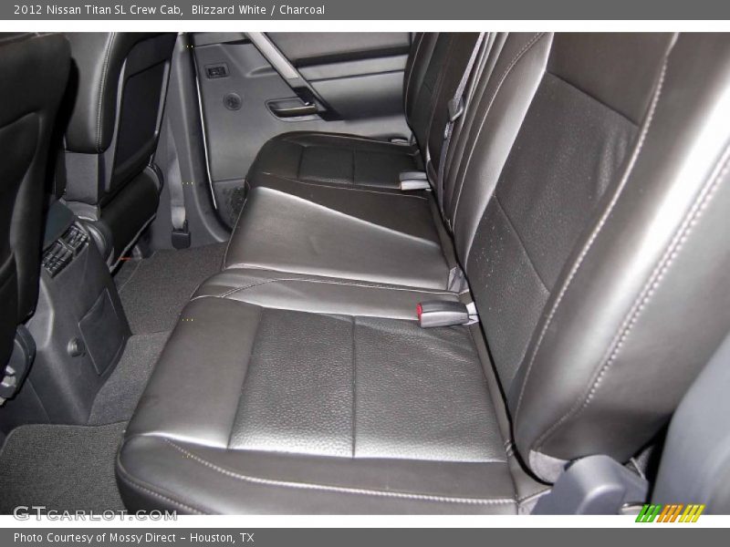 Blizzard White / Charcoal 2012 Nissan Titan SL Crew Cab