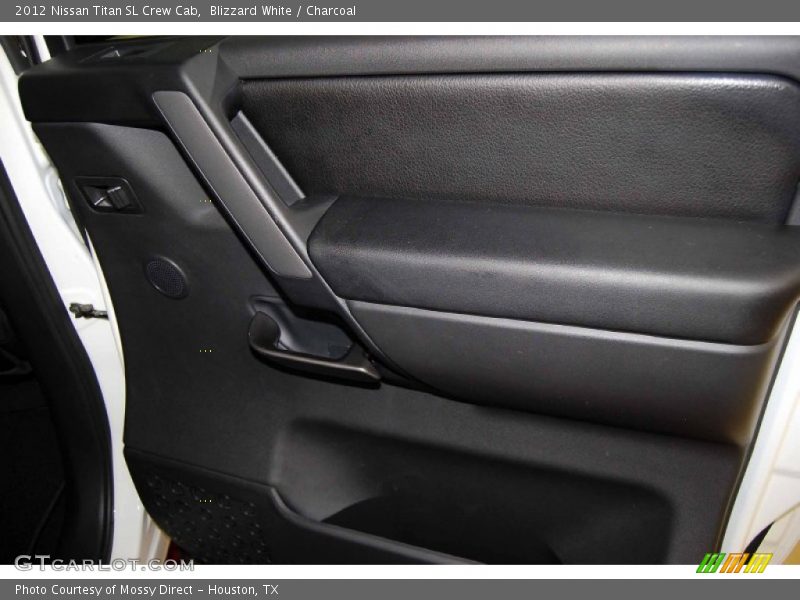 Blizzard White / Charcoal 2012 Nissan Titan SL Crew Cab