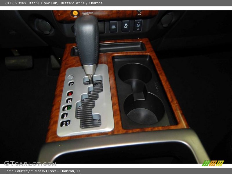Blizzard White / Charcoal 2012 Nissan Titan SL Crew Cab
