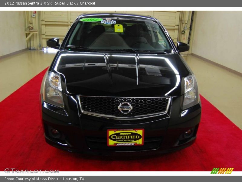 Super Black / Charcoal 2012 Nissan Sentra 2.0 SR
