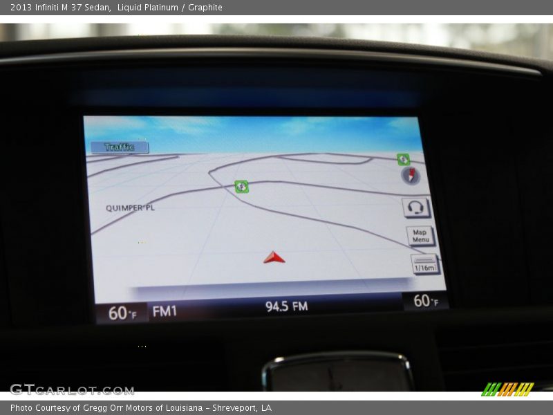 Navigation of 2013 M 37 Sedan