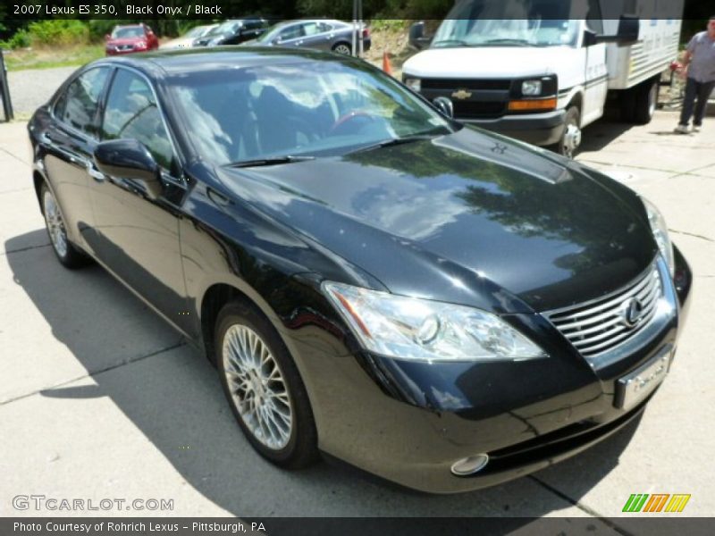Black Onyx / Black 2007 Lexus ES 350