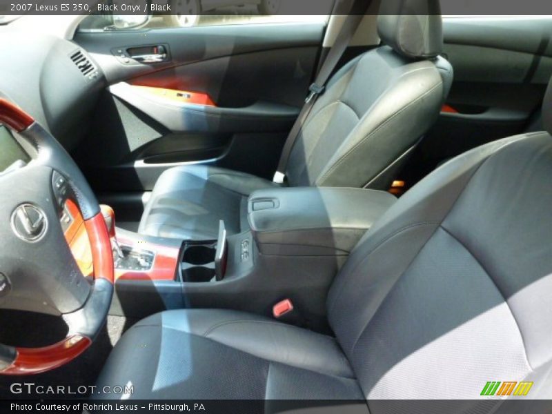 Black Onyx / Black 2007 Lexus ES 350