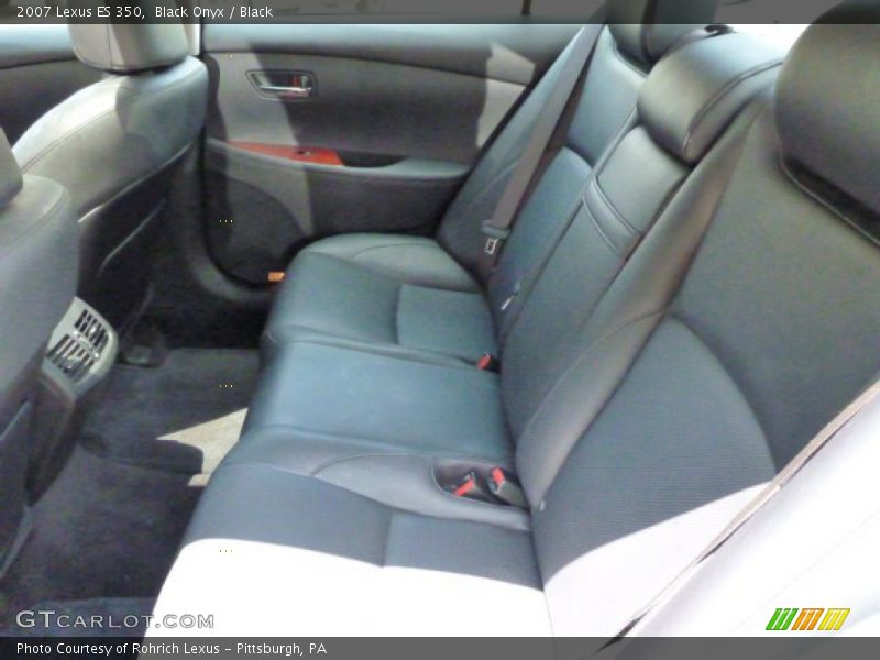 Black Onyx / Black 2007 Lexus ES 350