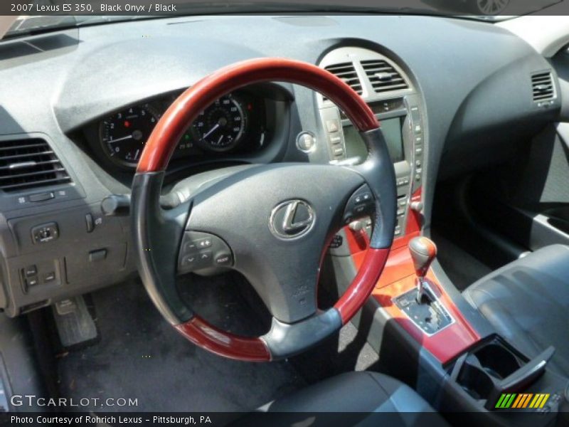 Black Onyx / Black 2007 Lexus ES 350