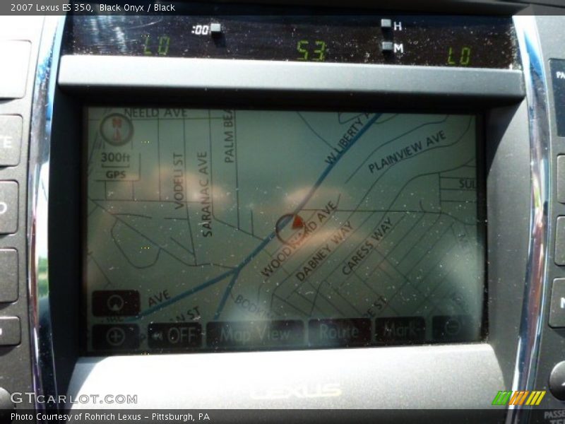 Black Onyx / Black 2007 Lexus ES 350