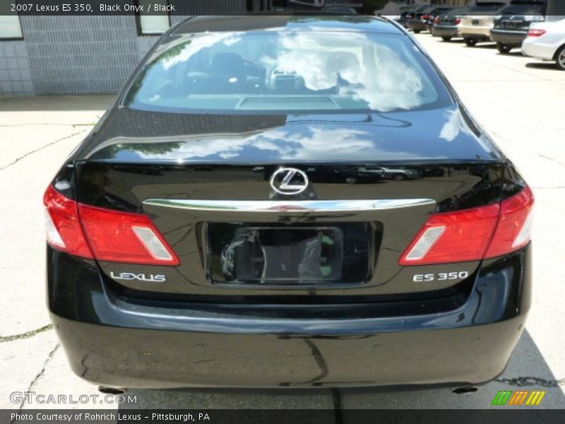 Black Onyx / Black 2007 Lexus ES 350