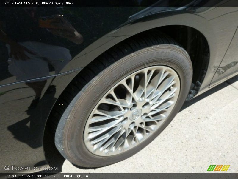 Black Onyx / Black 2007 Lexus ES 350