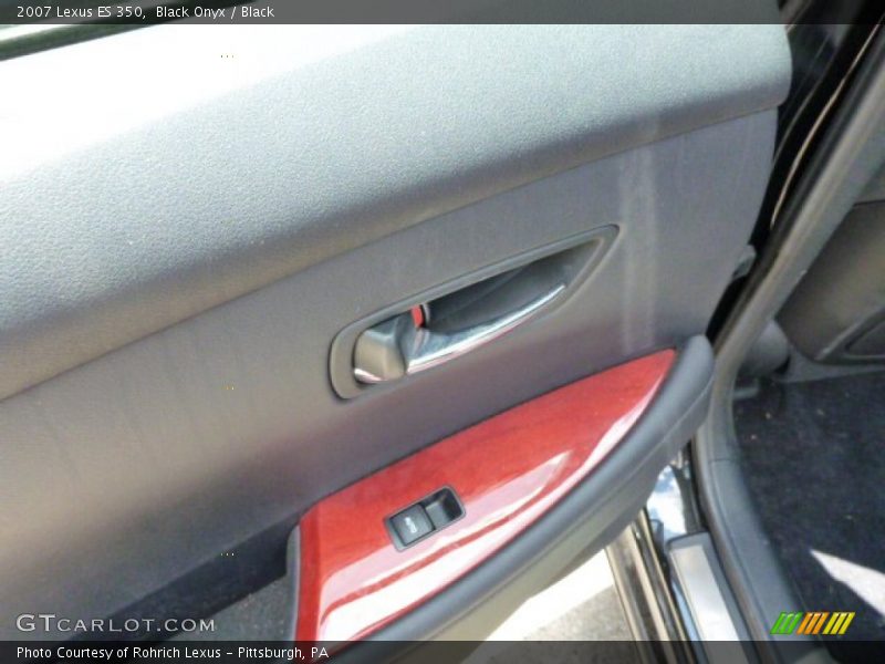Black Onyx / Black 2007 Lexus ES 350