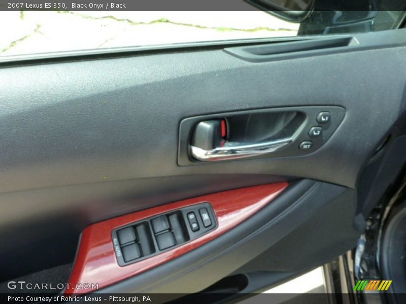 Black Onyx / Black 2007 Lexus ES 350