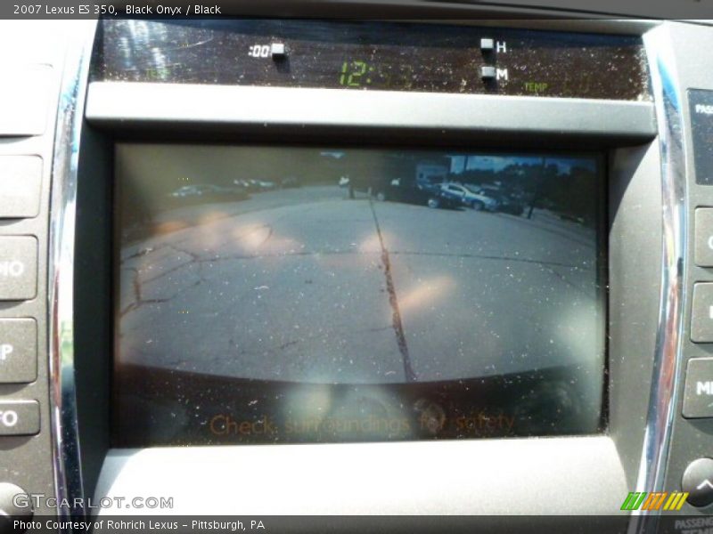 Black Onyx / Black 2007 Lexus ES 350